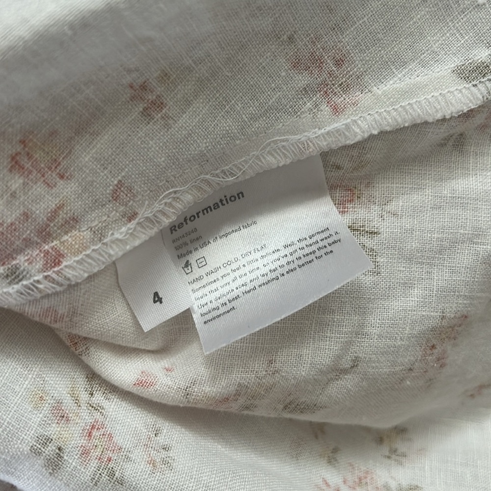 Reformation Bowie Linen Dress - Picture 6 of 8
